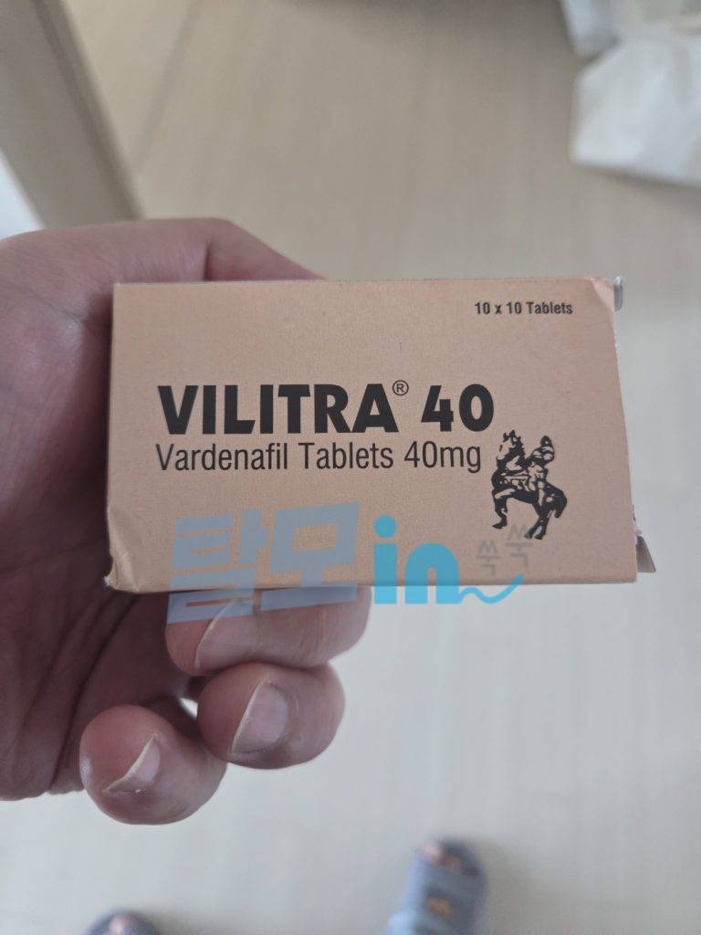 비달리스타 40mg 100정 photo review